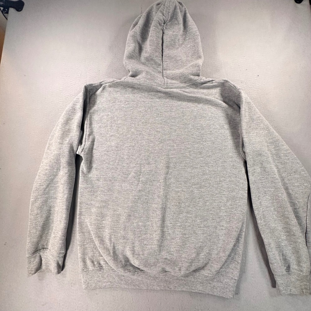 Gildan Harvard Lacrosse Hoodie Mens Small Gray Heavy Blend Pullover Sweatshirt - Picture 7 of 7